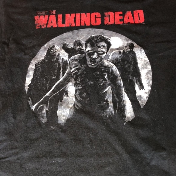 The Walking Dead T Shirt AMC Zombies Graphic Tee Horror TV Series Adult - Picture 3 of 11